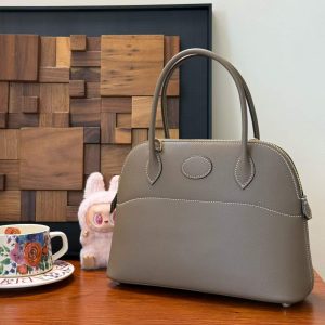 Alternative view of Hermès Bolide 27 Etoupe Epsom