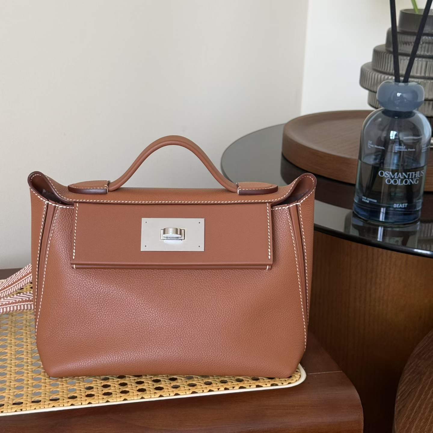 Hermès 24/24 Gold (29) Clemence Palladium Hardware