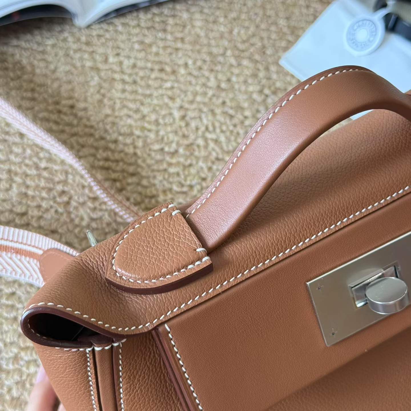 Hermès 24/24 Gold (29) Clemence Palladium Hardware - Image 8