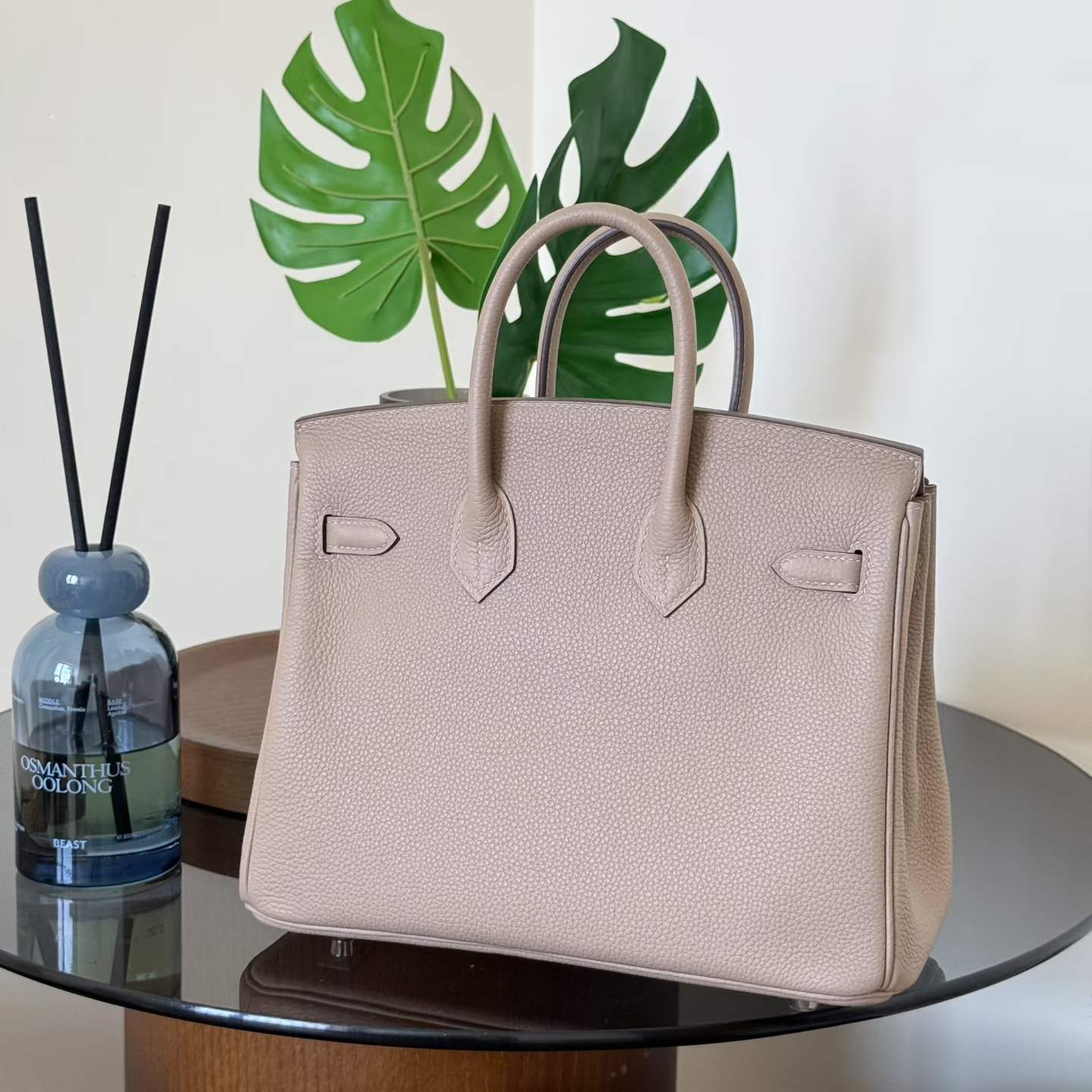 Hermès Birkin 25 Gris Tourtelle Togo Palladium Hardware - Image 5