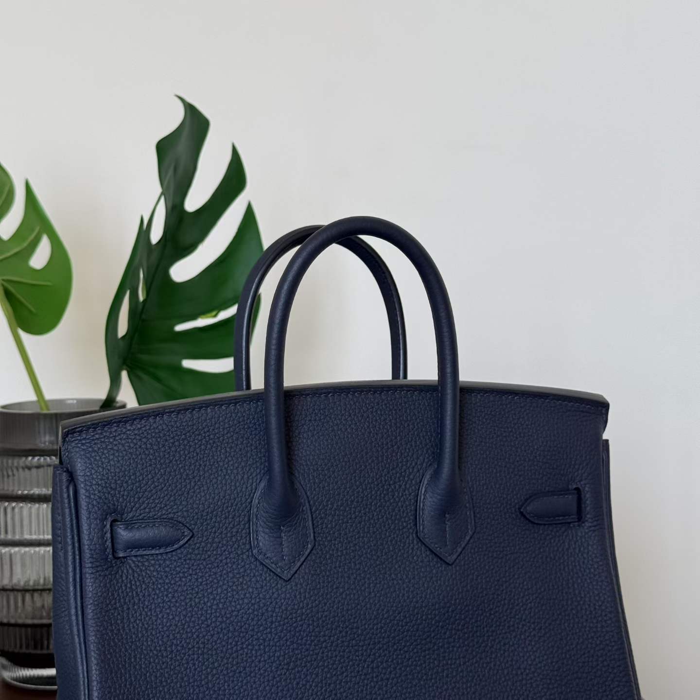 Hermès Birkin 25 Blue Indigo Togo Palladium Hardware - Image 13
