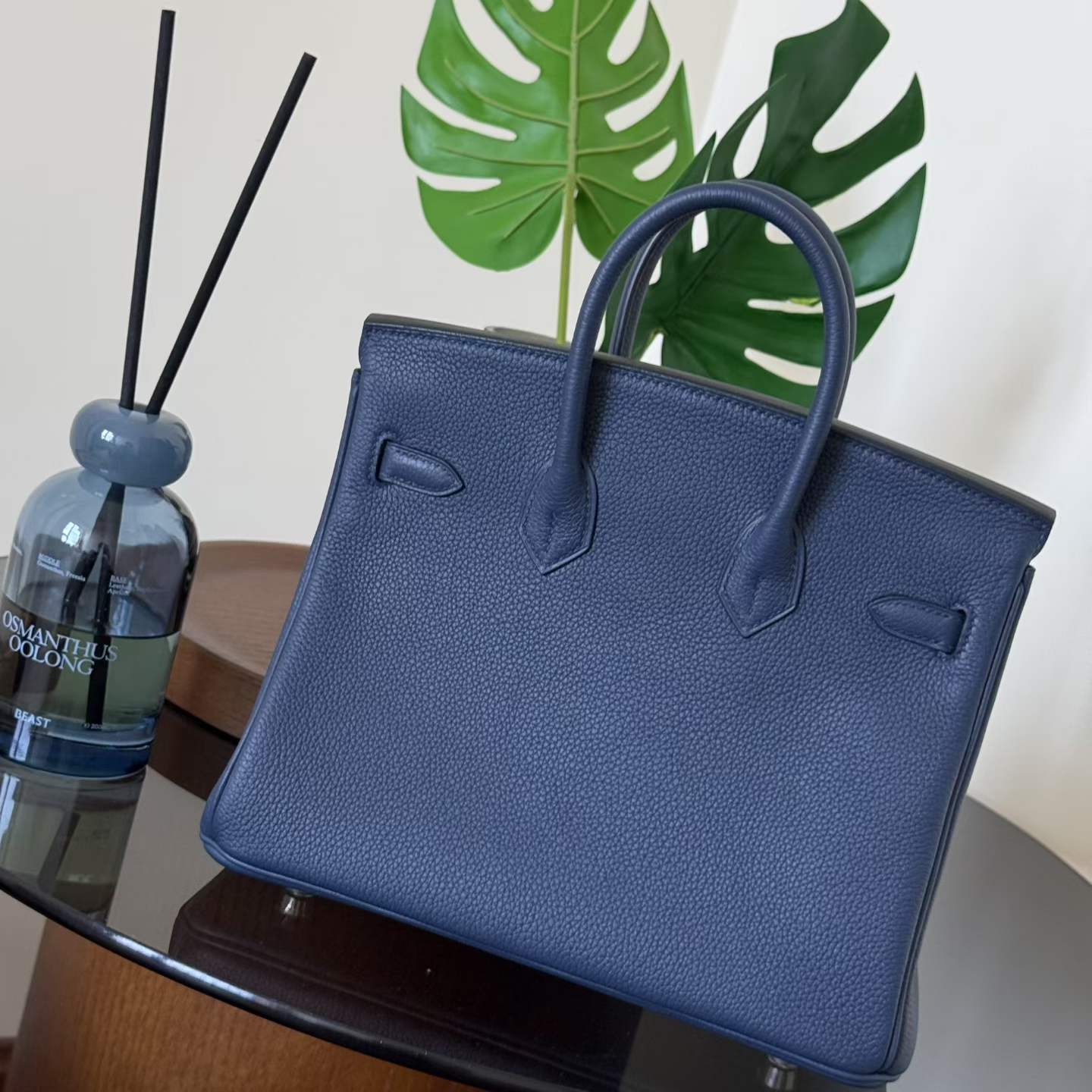 Hermès Birkin 25 Blue Indigo Togo Palladium Hardware - Image 5