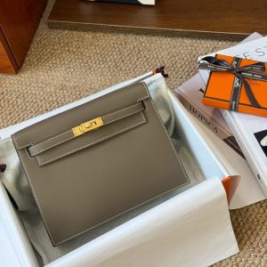 Hermès Kelly Danse Etoupe Evecolor Gold Hardware