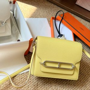 Hermès Roulis 18 Lime Evercolor