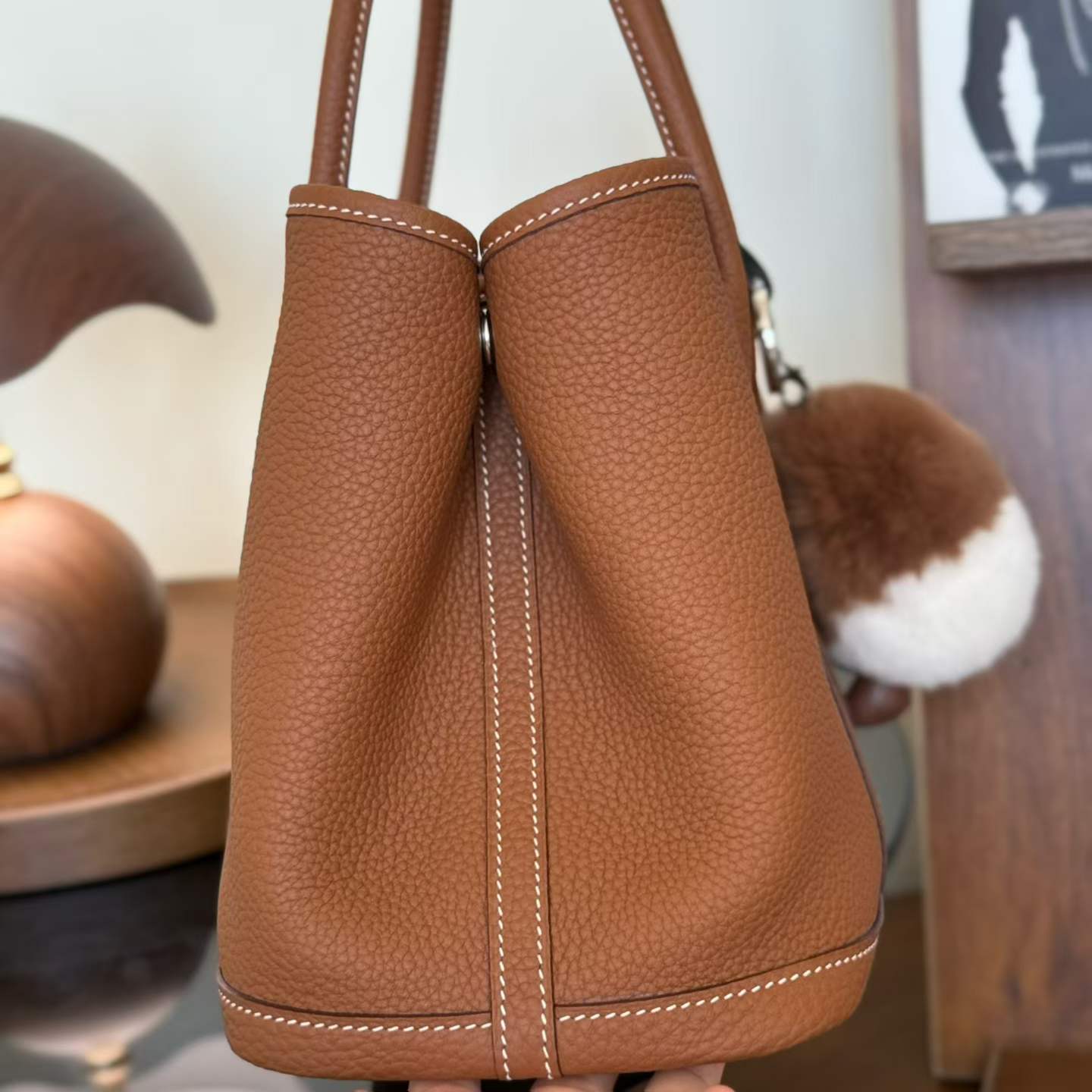 Hermès Garden Party Gold Clemence - Image 4