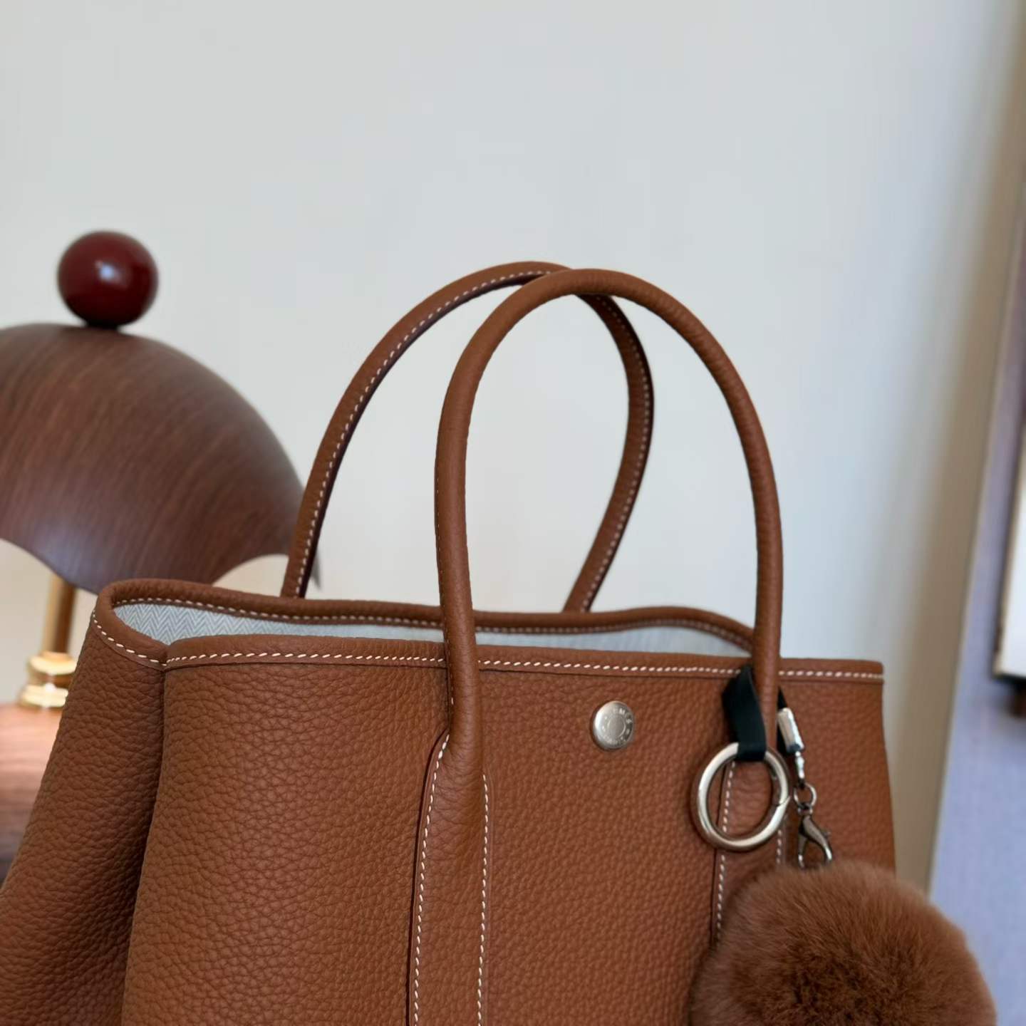 Hermès Garden Party Gold Clemence - Image 5