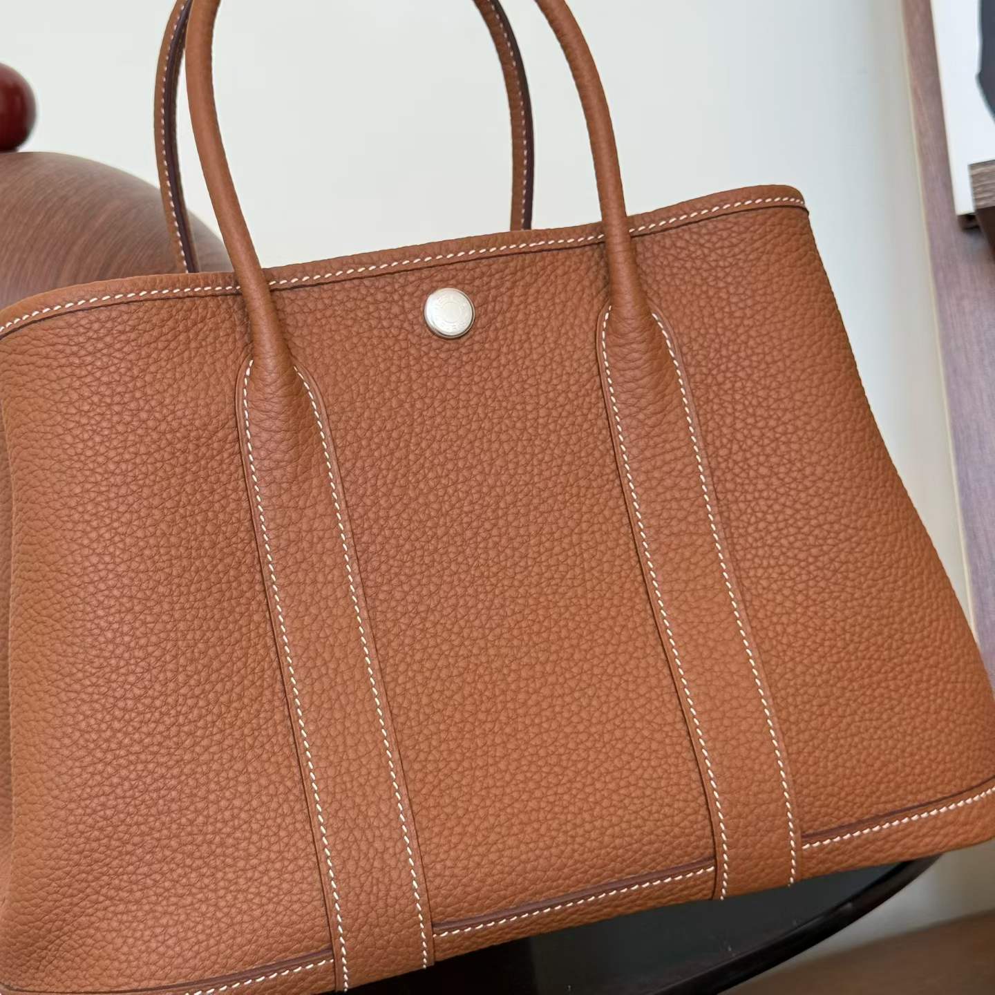 Hermès Garden Party Gold Clemence - Image 6