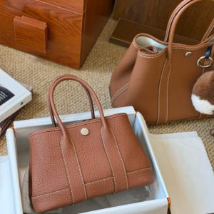 Alternative view of Hermès Garden Party Gold Clemence Mini