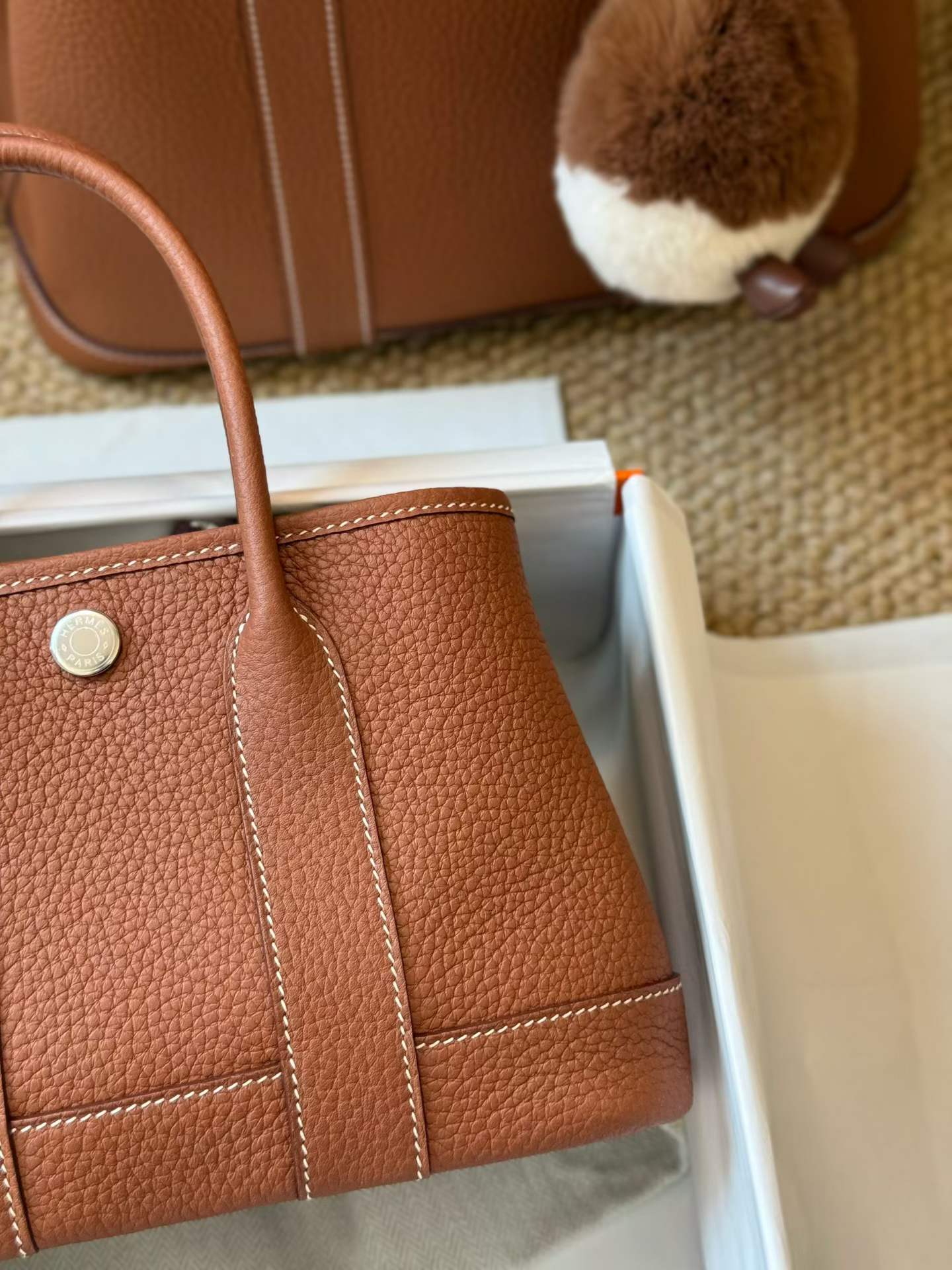 Hermès Garden Party Gold Clemence Mini - Image 4