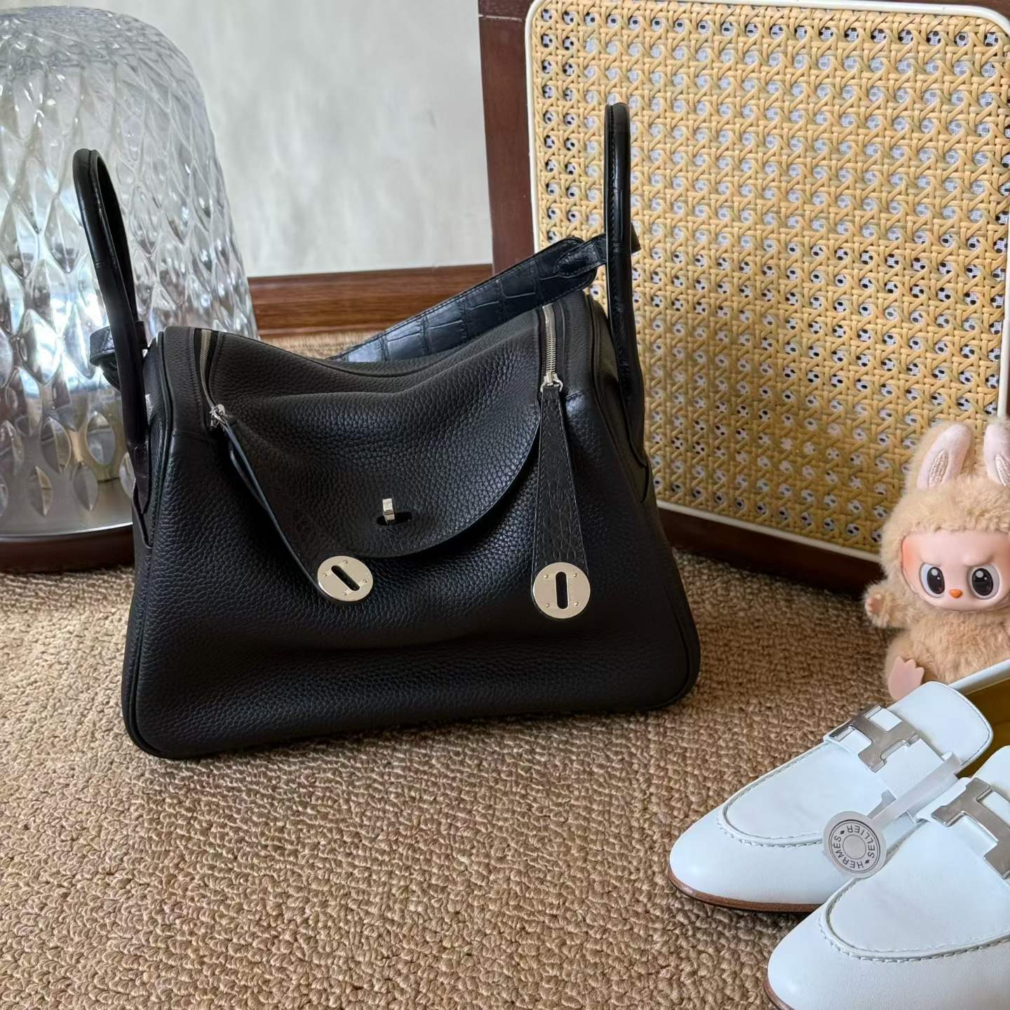 Hermès Lindy 26 Black Touch Palladium Hardware