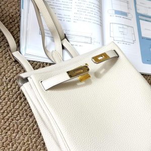 Alternative view of Hermès Kelly Ado Craie Clemence Gold Hardware