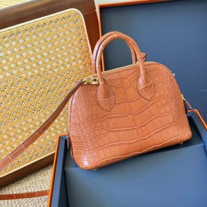 Hermès Mini Bolide Miel Matte Crocodile