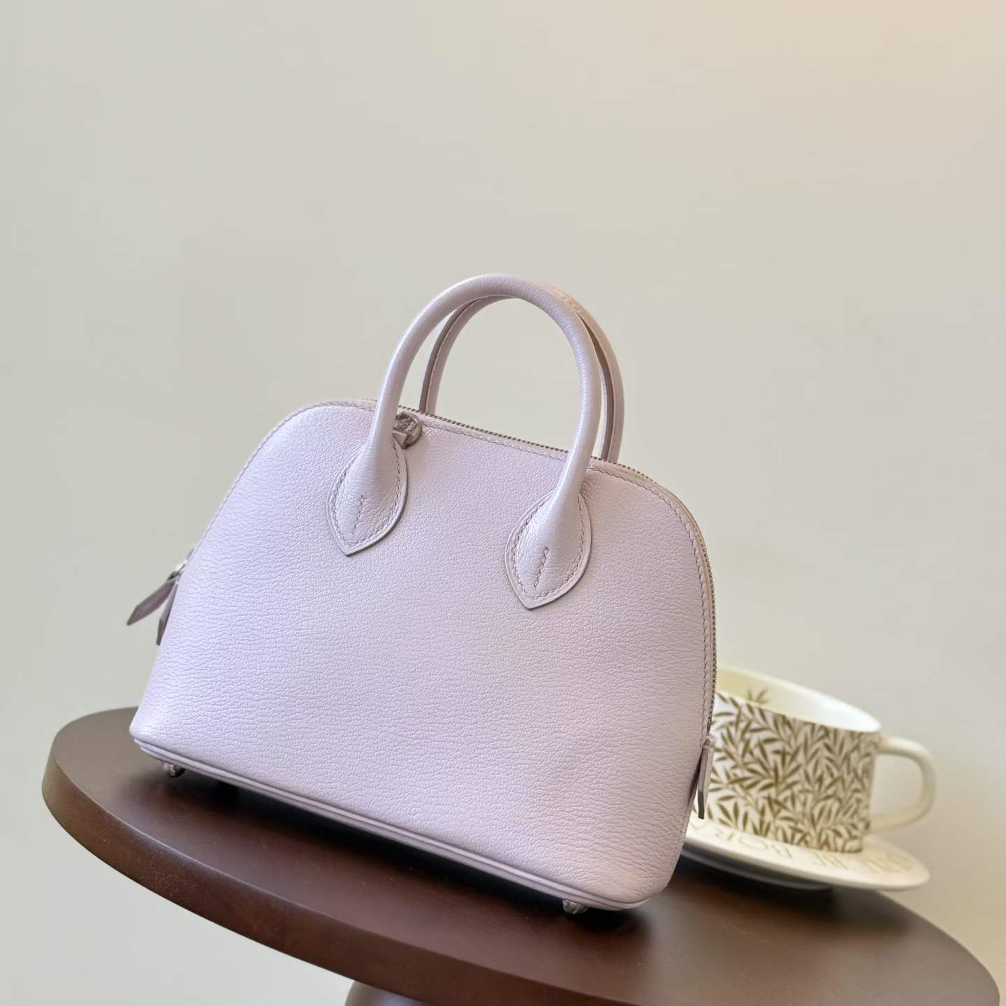 Hermès Mini Bolide Rose Sakura Cherve - Image 2