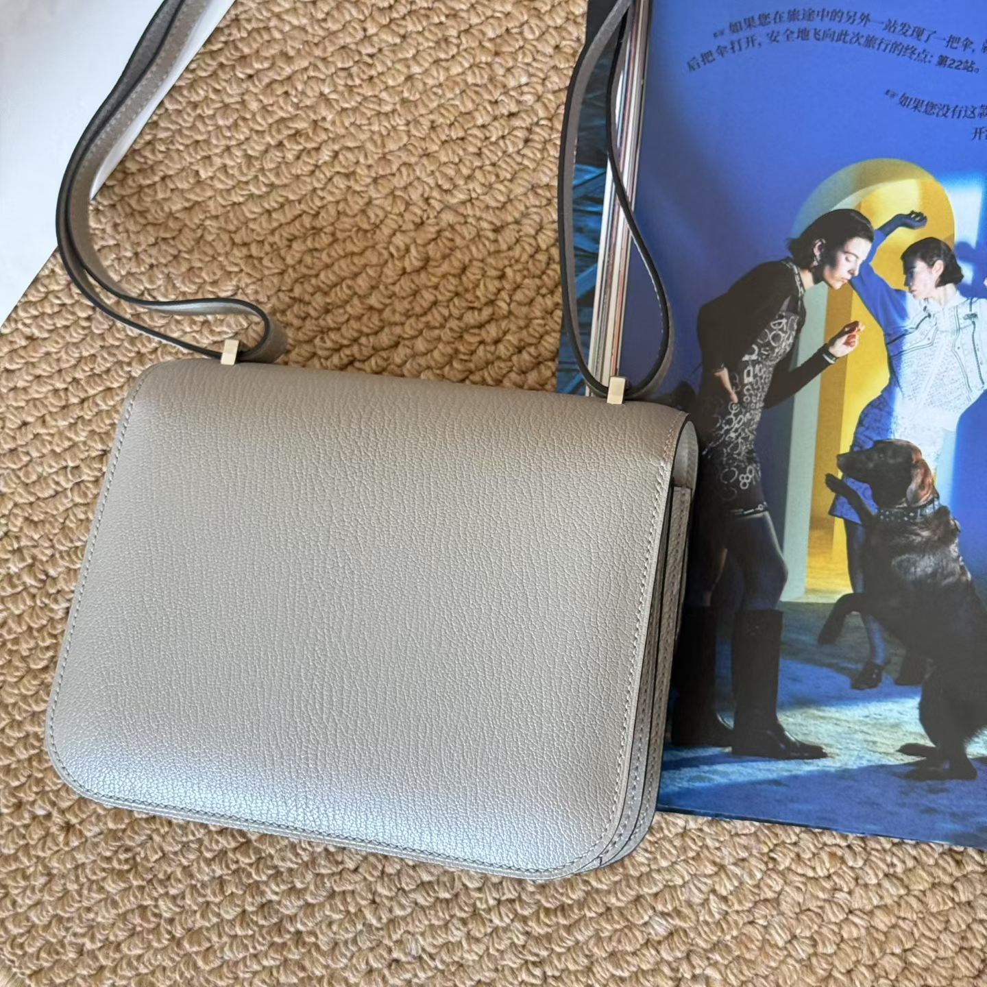 Hermès Constance 18 Gris Perle Cherve Palladium Hardware - Image 6