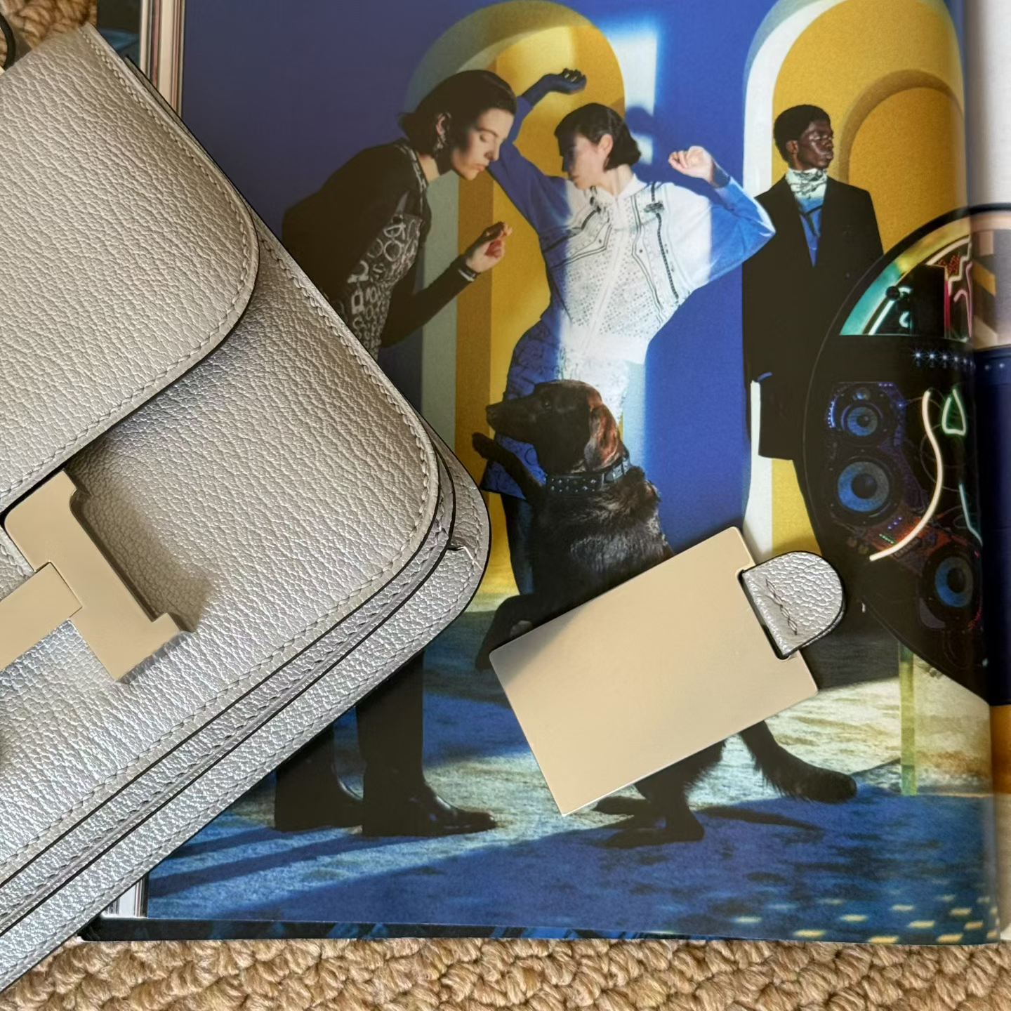 Hermès Constance 18 Gris Perle Cherve Palladium Hardware - Image 3