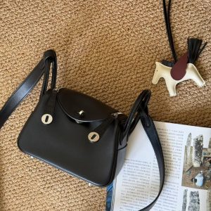 Hermès Mini Lindy Touch Black