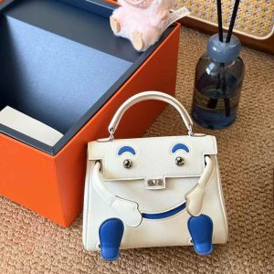 Hermès Kelly Doll Purple Swift