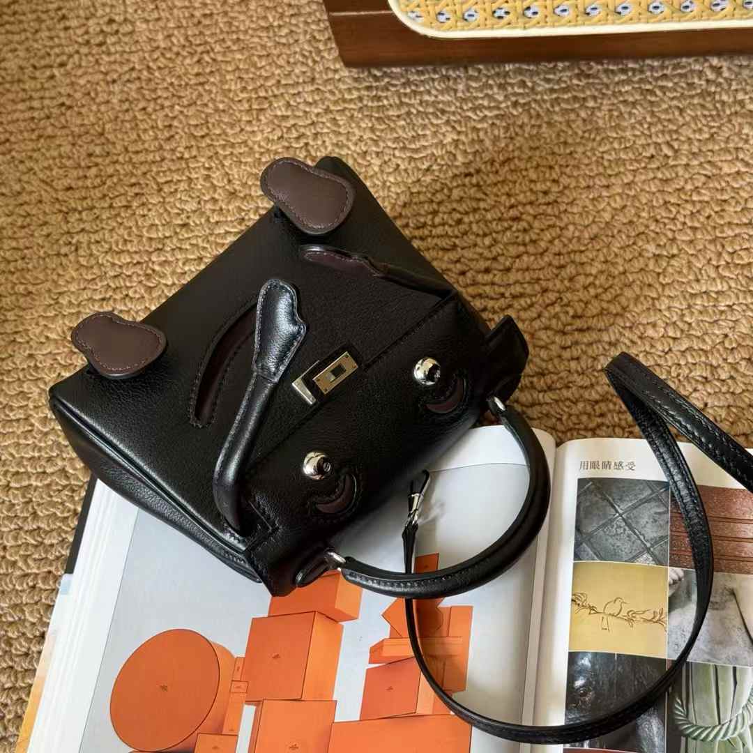 Hermès Kelly Doll Black Swift - Image 2