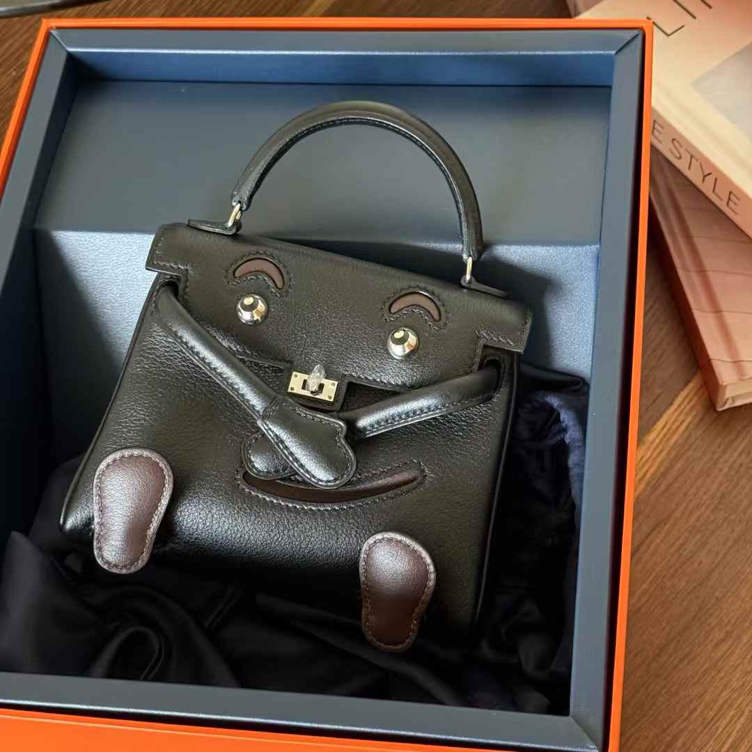 Hermès Kelly Doll Black Swift - Image 3
