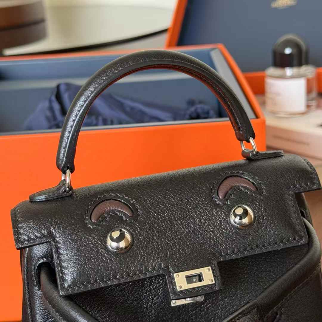 Hermès Kelly Doll Black Swift - Image 6