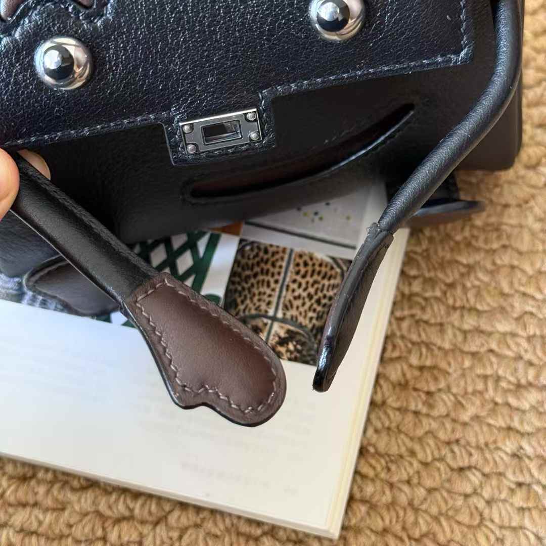 Hermès Kelly Doll Black Swift - Image 7