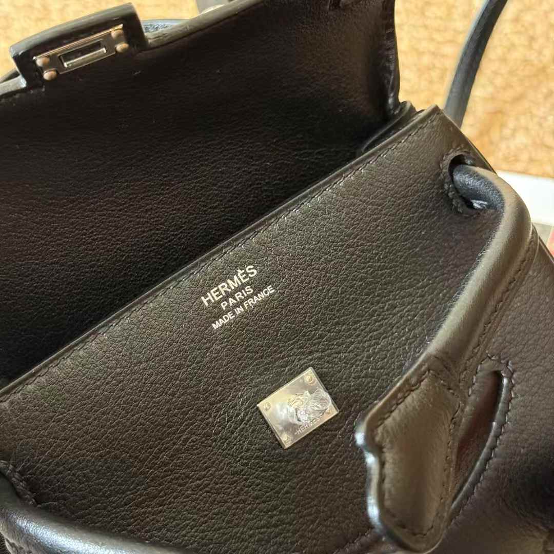 Hermès Kelly Doll Black Swift - Image 8