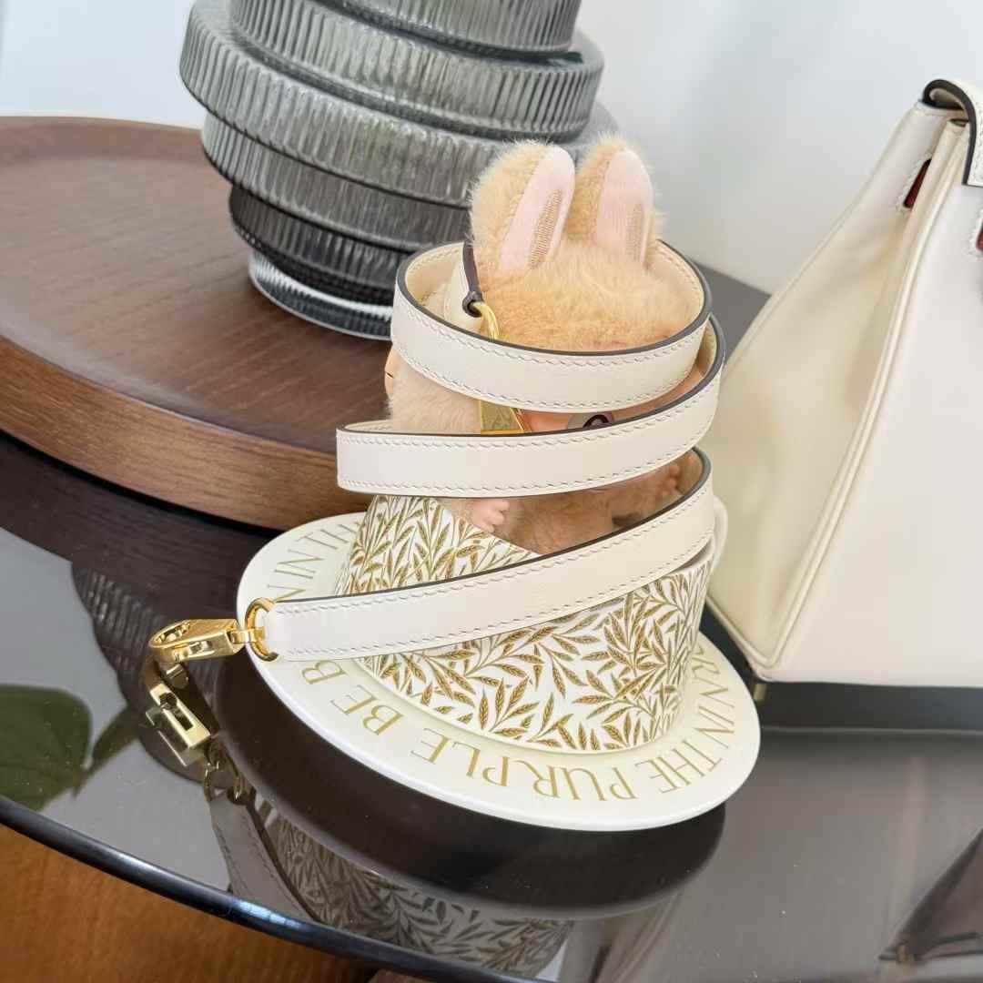 Hermès Kelly 25 Colormatic Craie Palladium Hardware - Image 7